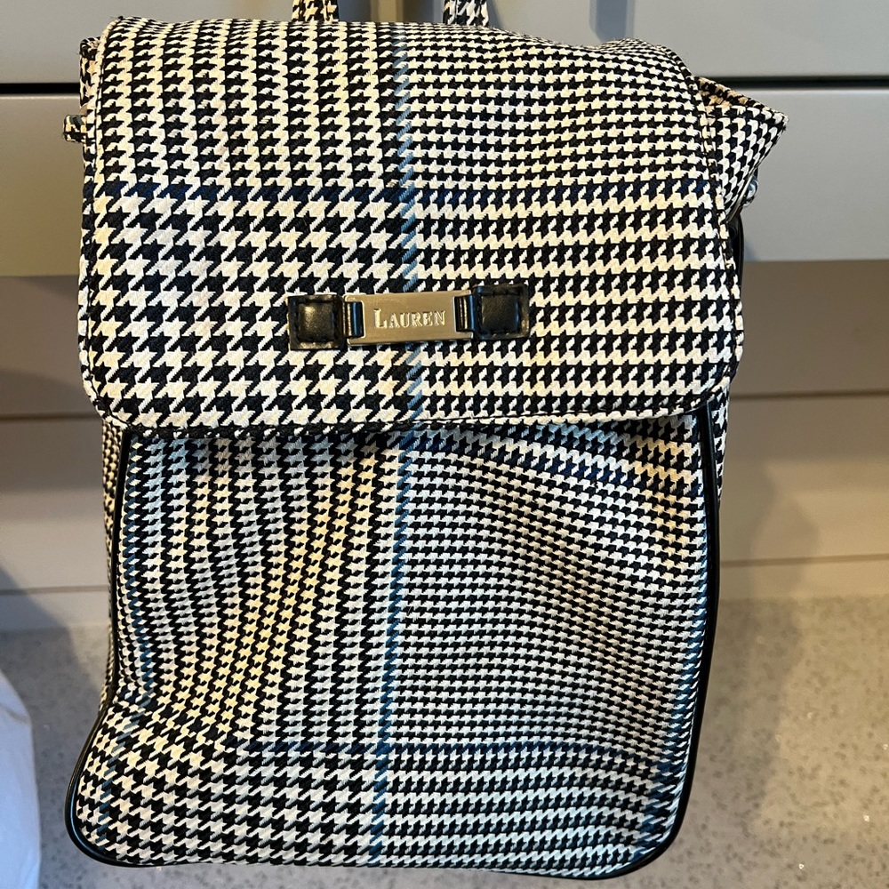 Vintage Ralph Lauren houndstooth mini backpack